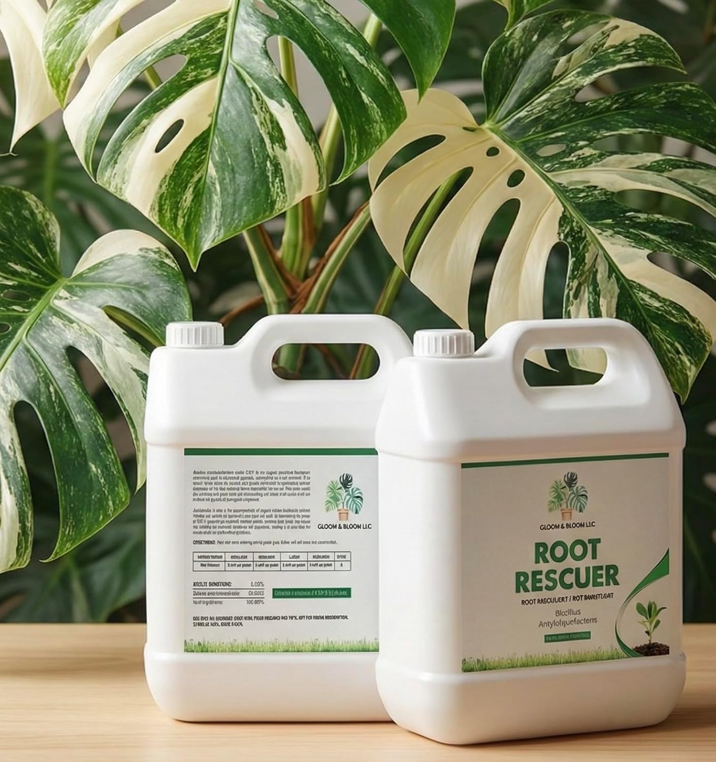 Root Rescuer - Root Rot Repair & Preventative – Brown Spots - Overwatering - Bacillus Inoculant – Soil or Water - Ideal for Monstera, Philodendron, Anthurium, Fiddle Leaf, Houseplants