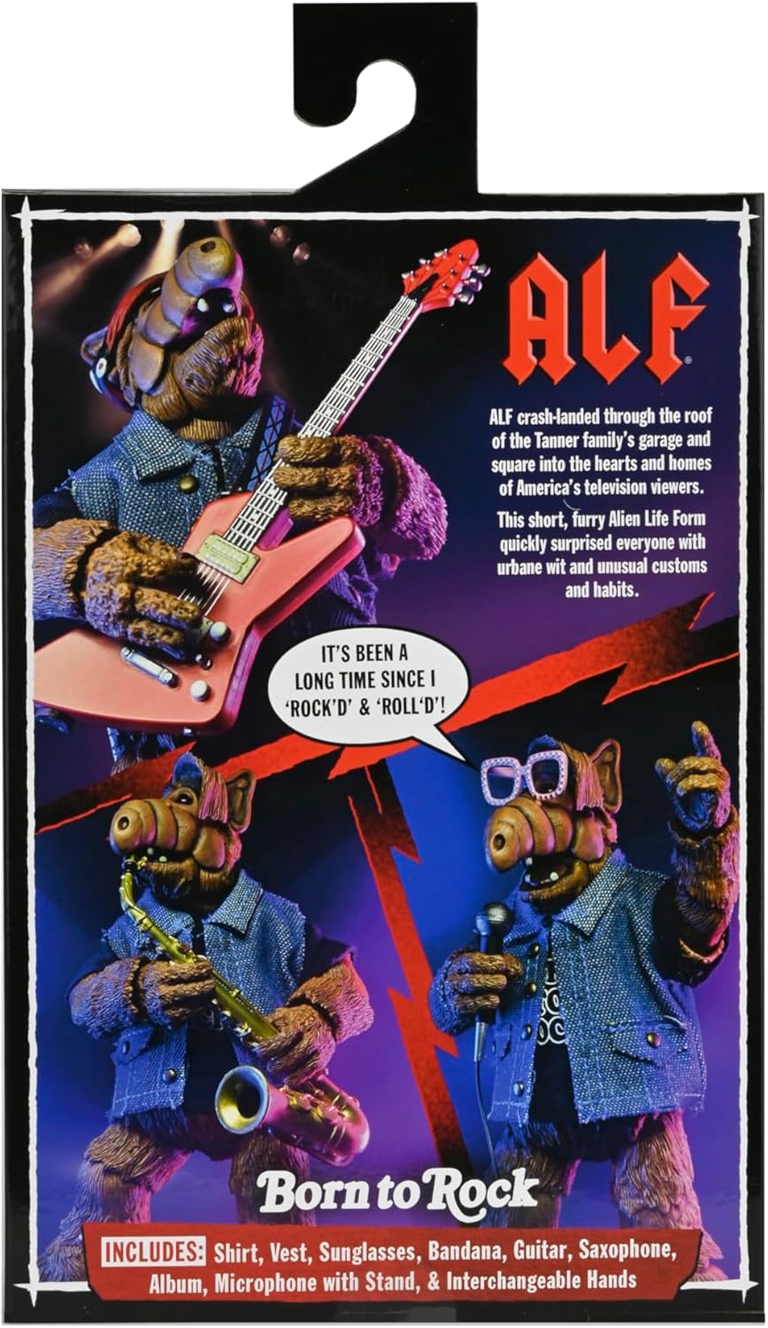 NECA - Alf 7” Scale Action Figure Ultimate Born to Rock
