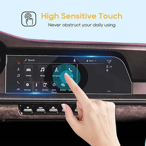 Miniatura 3 de LFOTPP 992 PCM 911 Protector de pantalla para 2021-2023 911 Carrera911 Targa911 Turbo911 GT3 10.9 In PCM Glass Infotainment 2021-2023 911 Accesorios