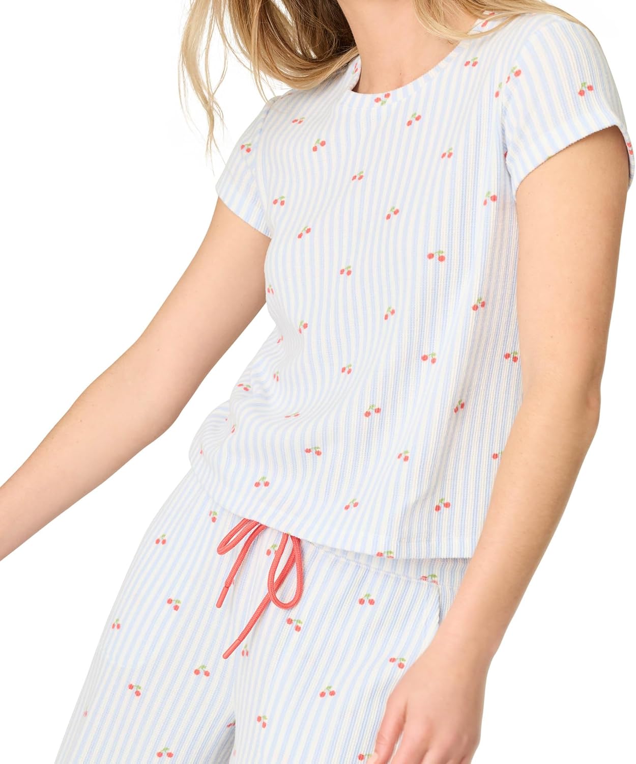 PJ Salvage womens [Amazon Exclusive] Airy Waffle Pajama 2-piece Pj Set - Image 4