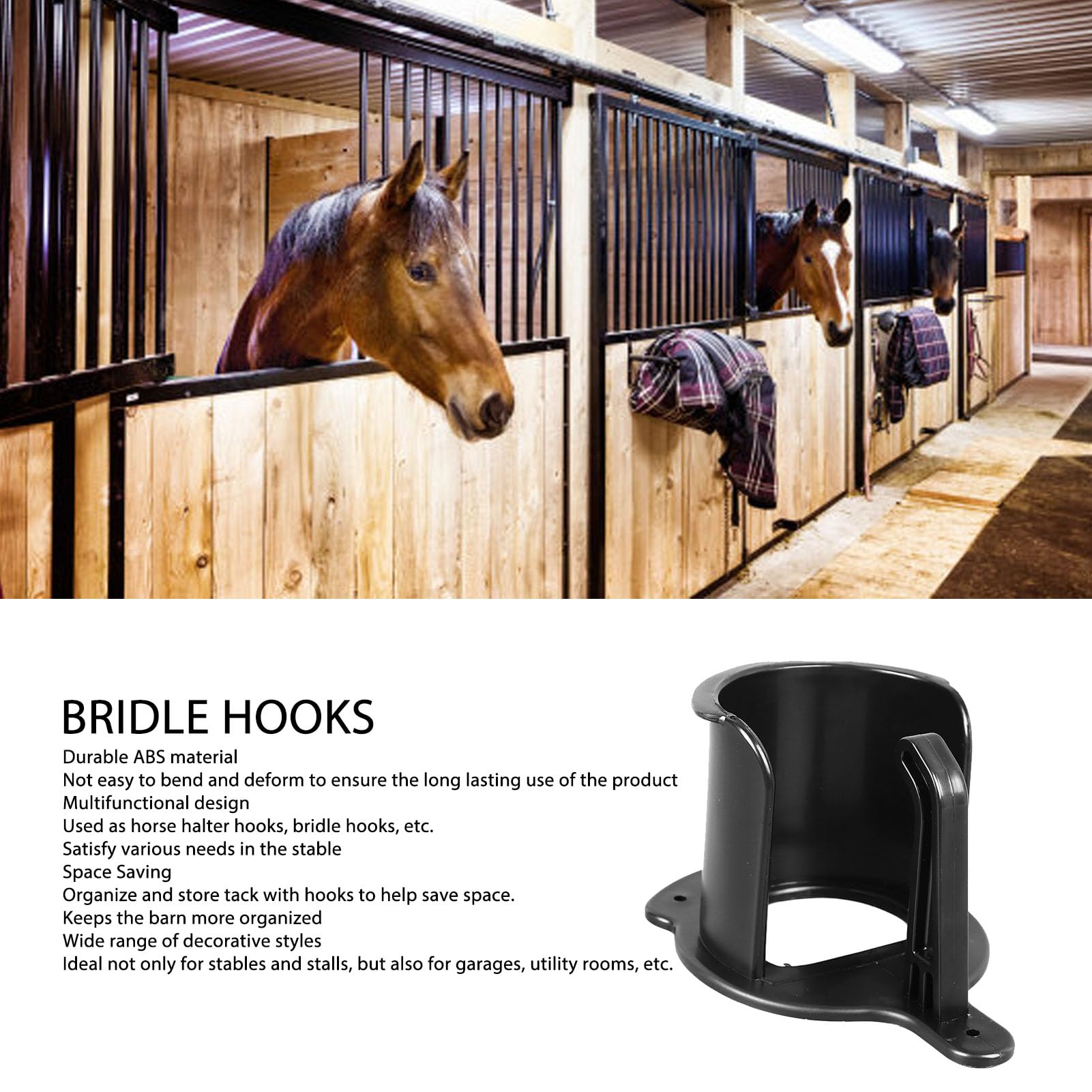 Crochet mural casque équitation Finn-Tack