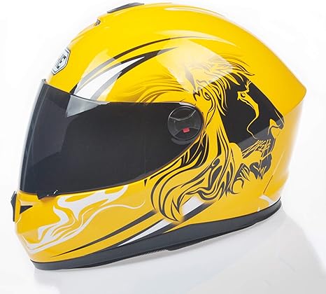 Amazon Co Jp 大人の男性と女性のためのフルフェイスヘルメット ブラックバイザー付き Dot Ece承認済みバイクモトクロスストリートバイク 電動モペットチョッパーヘルメット 55 60cm ホーム キッチン