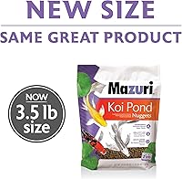 Vista 3 de Mazuri Koi Nuggets Flotantes para Estanque, Alimento Flotante para Peces Koi para Estanques (3.5 LB)
