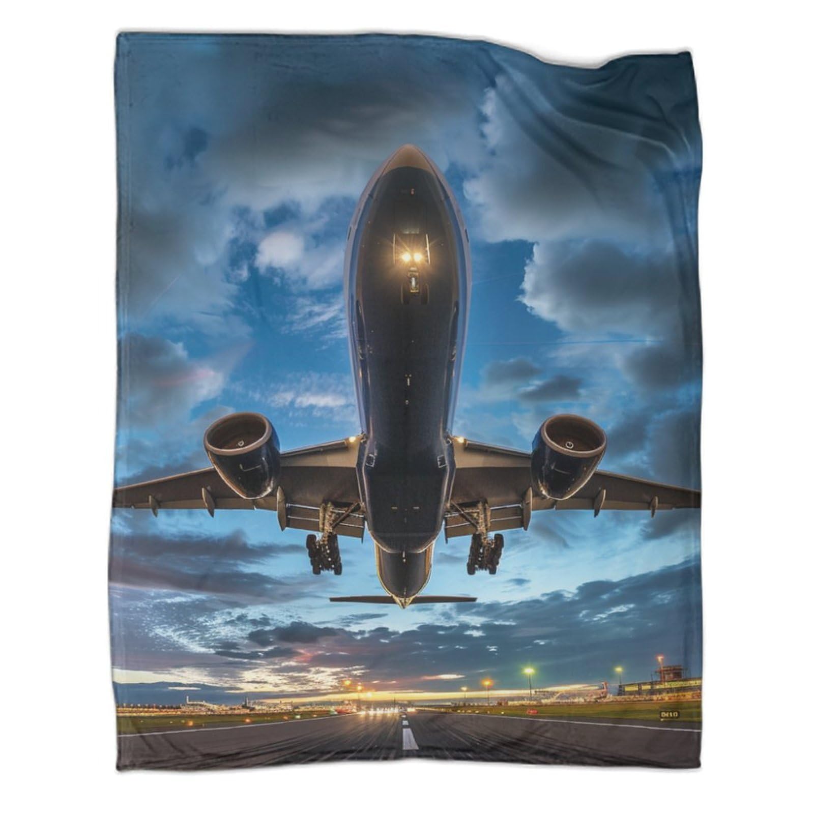 Couverture pour passagers frileux idéale contre le froid en avion ou au lit