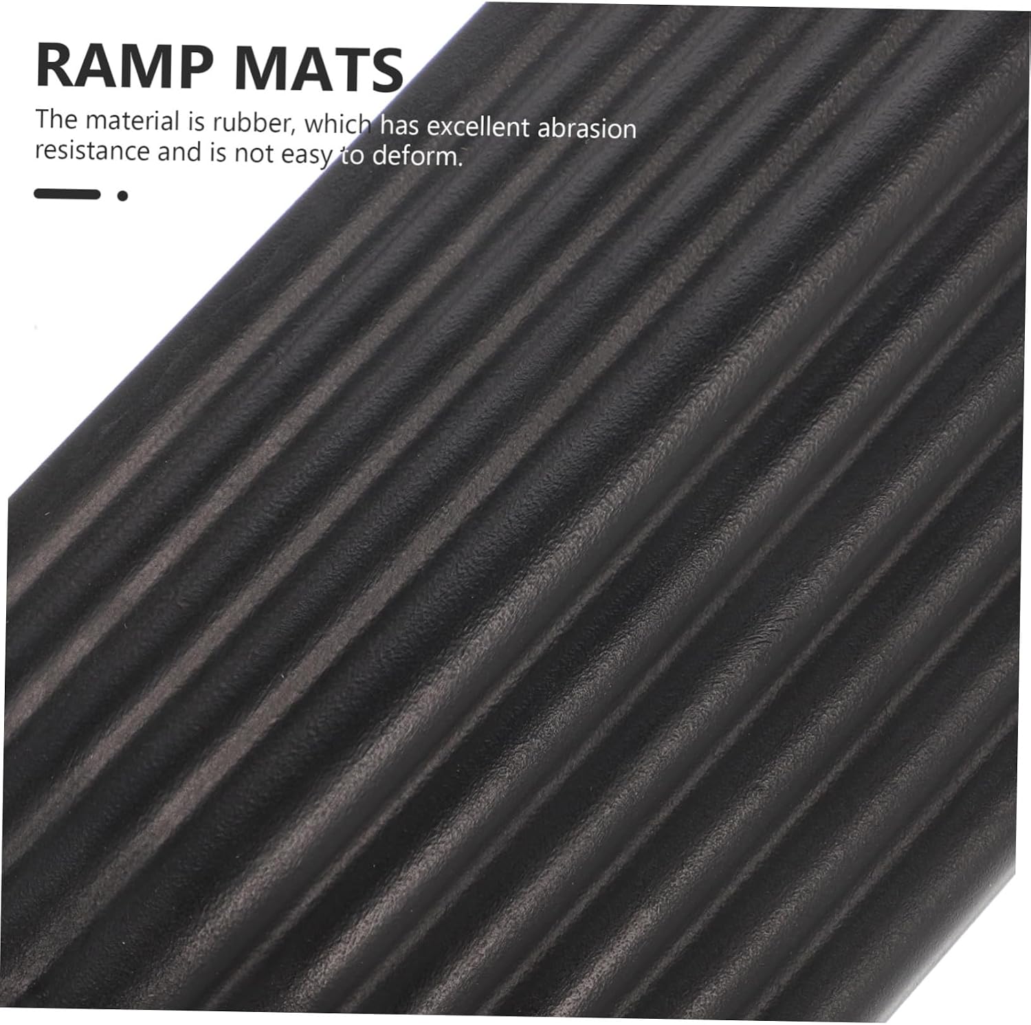 4pcs Portable Sweeping Robot Ramp Durable Anti-Slip Rubber Slope Mat for Home Use for Toy Cars and Wheelchairs Set for Easy Step Transition