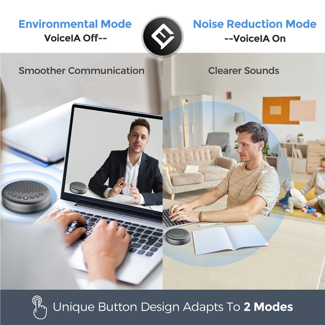 Bluetooth Speakerphone - eMeet Luna 