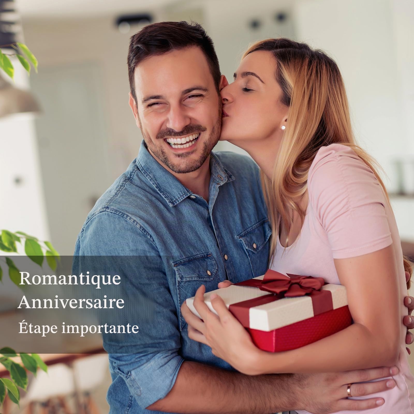Sziqiqi Cadeau de Mariage Originale pour Couple: Cadeau Anniversaire Femme Homme Papa Maman Couples - Cadeau Couple pour Saint-Valentin Noël - Décoration Mariage pour Famille de 4