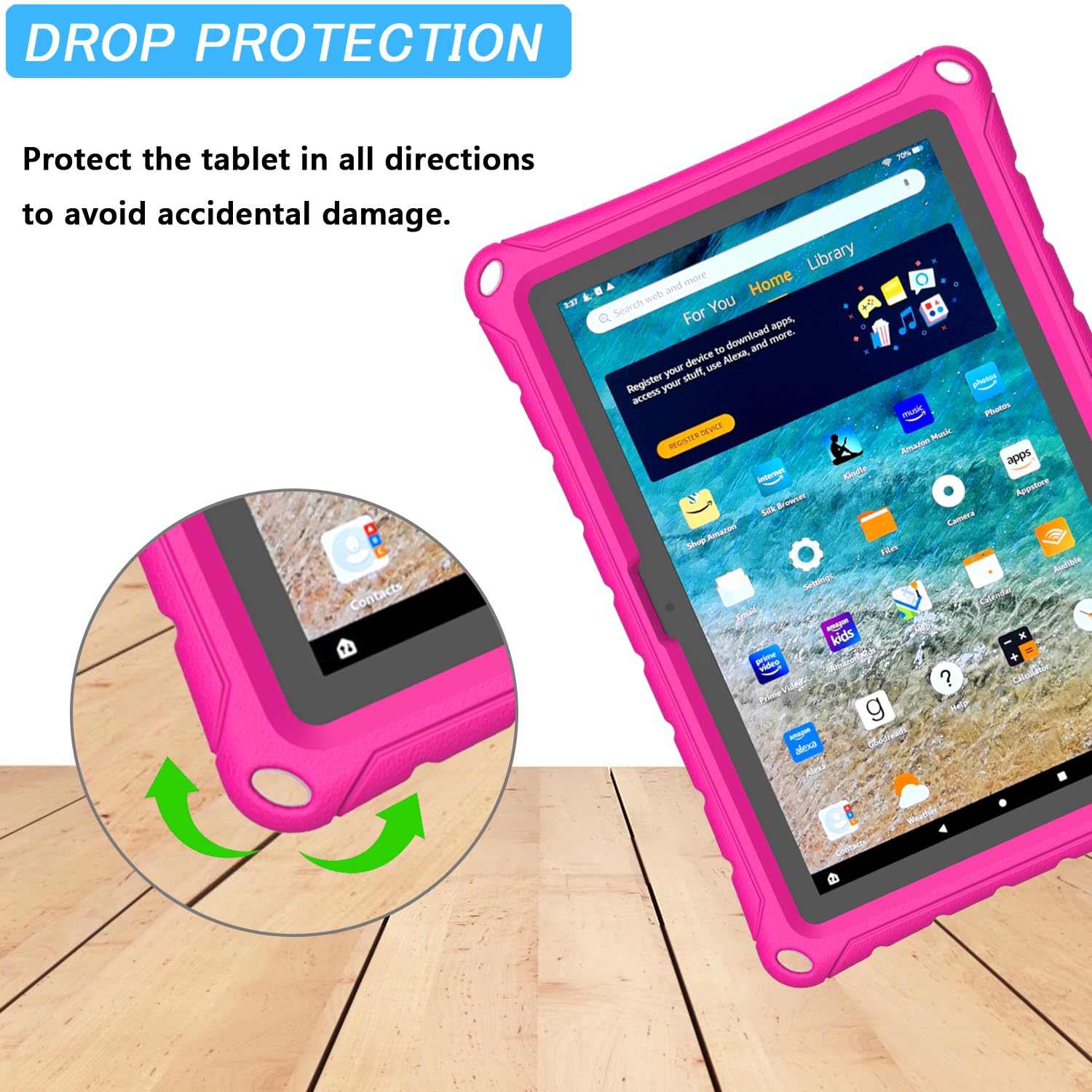 Amazon.co.jp: Amazon Fire HD 10 & Fire HD 10 Plusタブレットケース