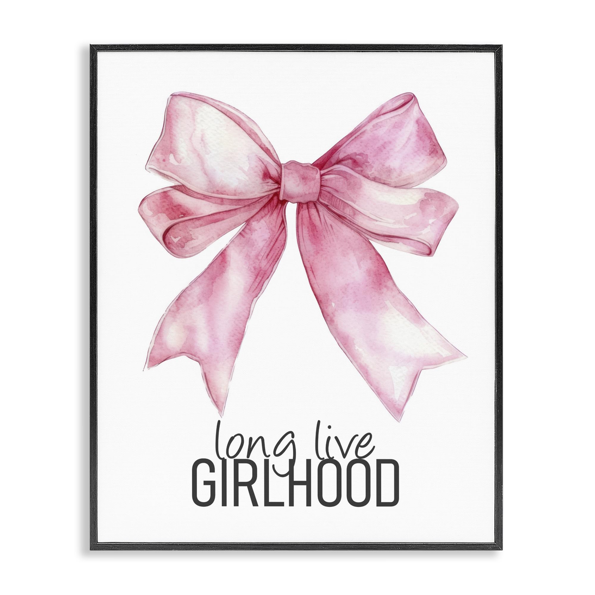 Poster encadré Long Live Girlhood Stupell Industries 35x27 cm pour déco murale