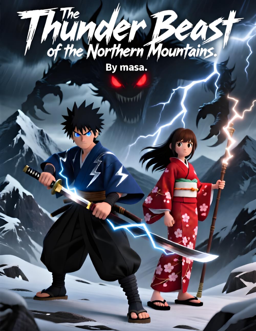 The Thunder Beast of the Northern Mountains: A Dark Japanese Legend of Storms, Spirits, and Ancient Power