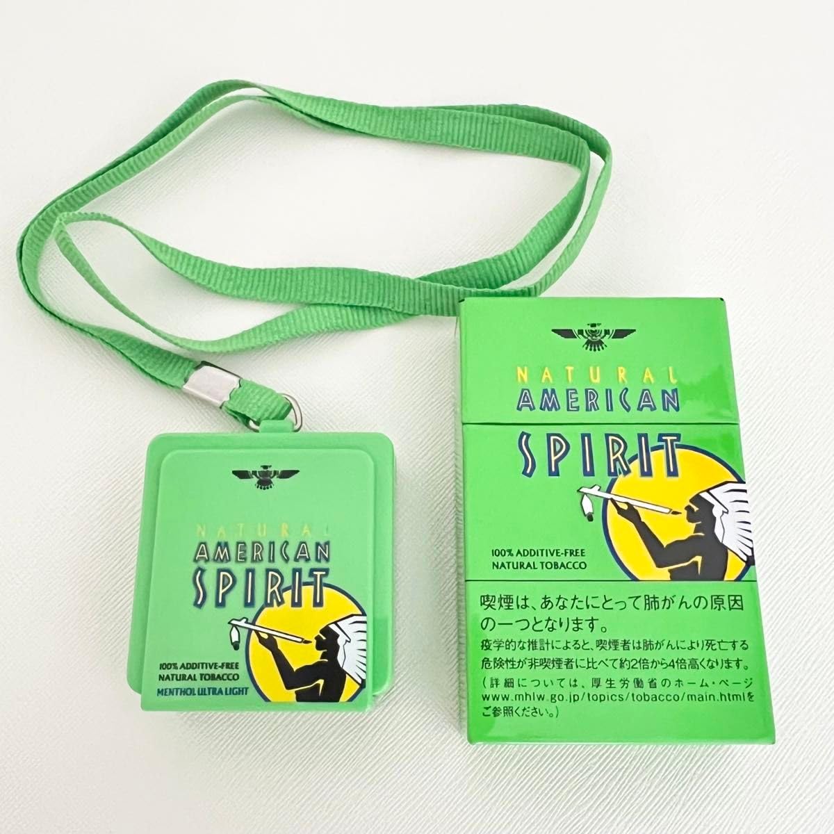 Amazon.co.jp: アメリカンスピリット タバコ缶ケース ストライプ付き