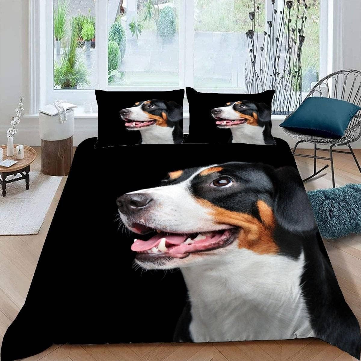 Housse de couette 200x200 chien pour créer une ambiance cocooning dans la chambre