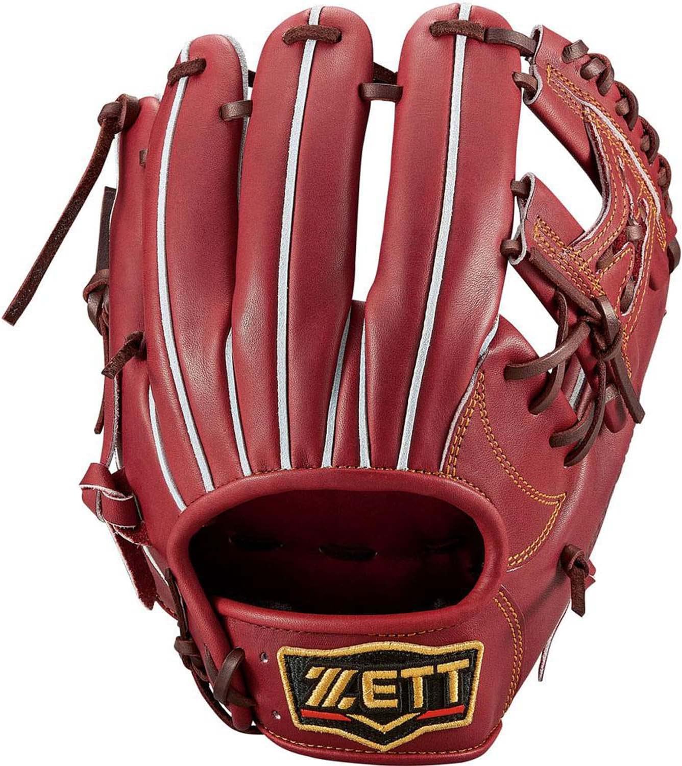 ZETT BPROG541 Hard Baseball Glove (Gloves), Pro Status, for Infielders, Second and Short, Size: 1, Made in Japan
