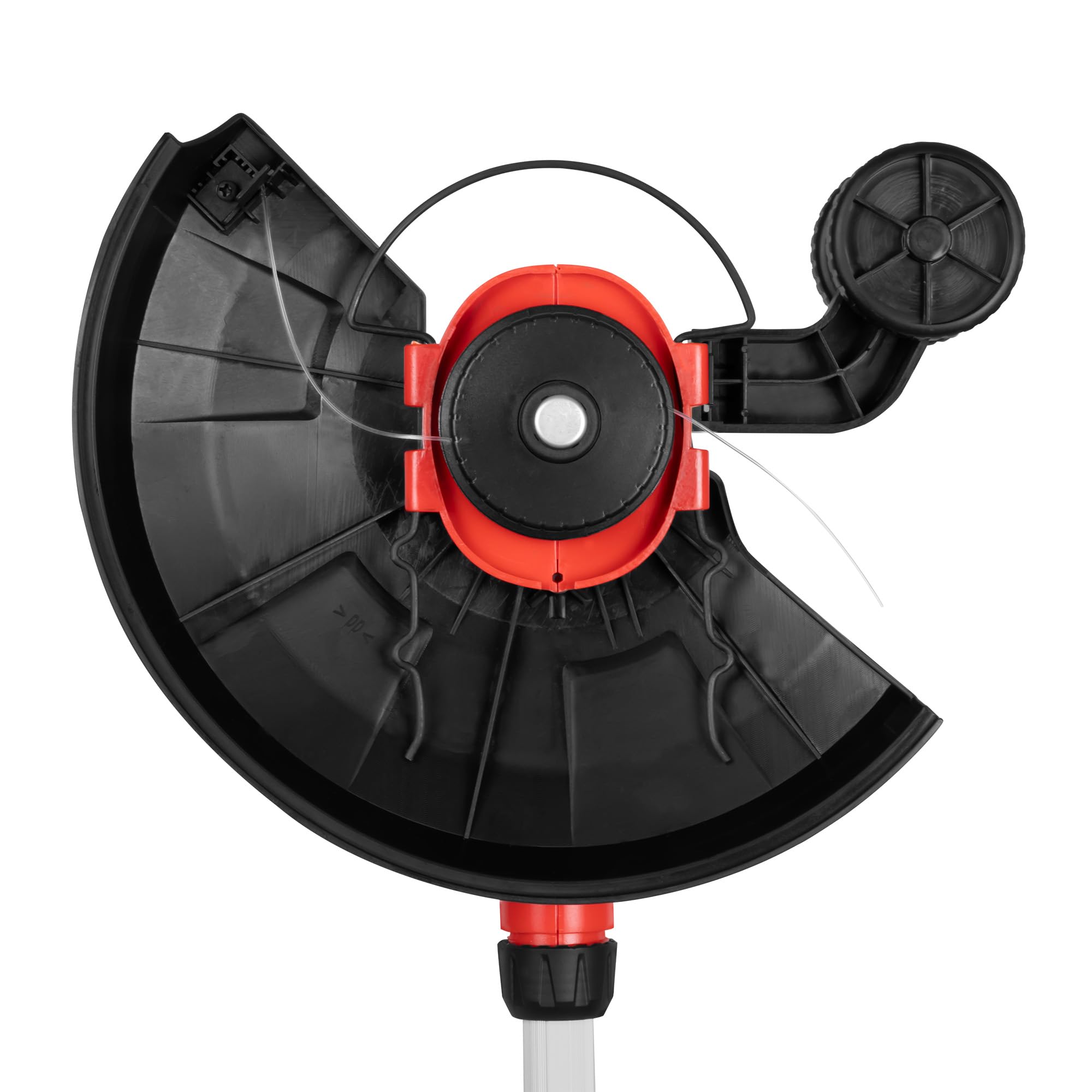 FERM Desbrozadora AX-Power 20 V – Mango telescópico – Rueda guía – Cabezal giratorio – Sin batería ni cargador – Diseño ergonómico – Sistema Tap & Go