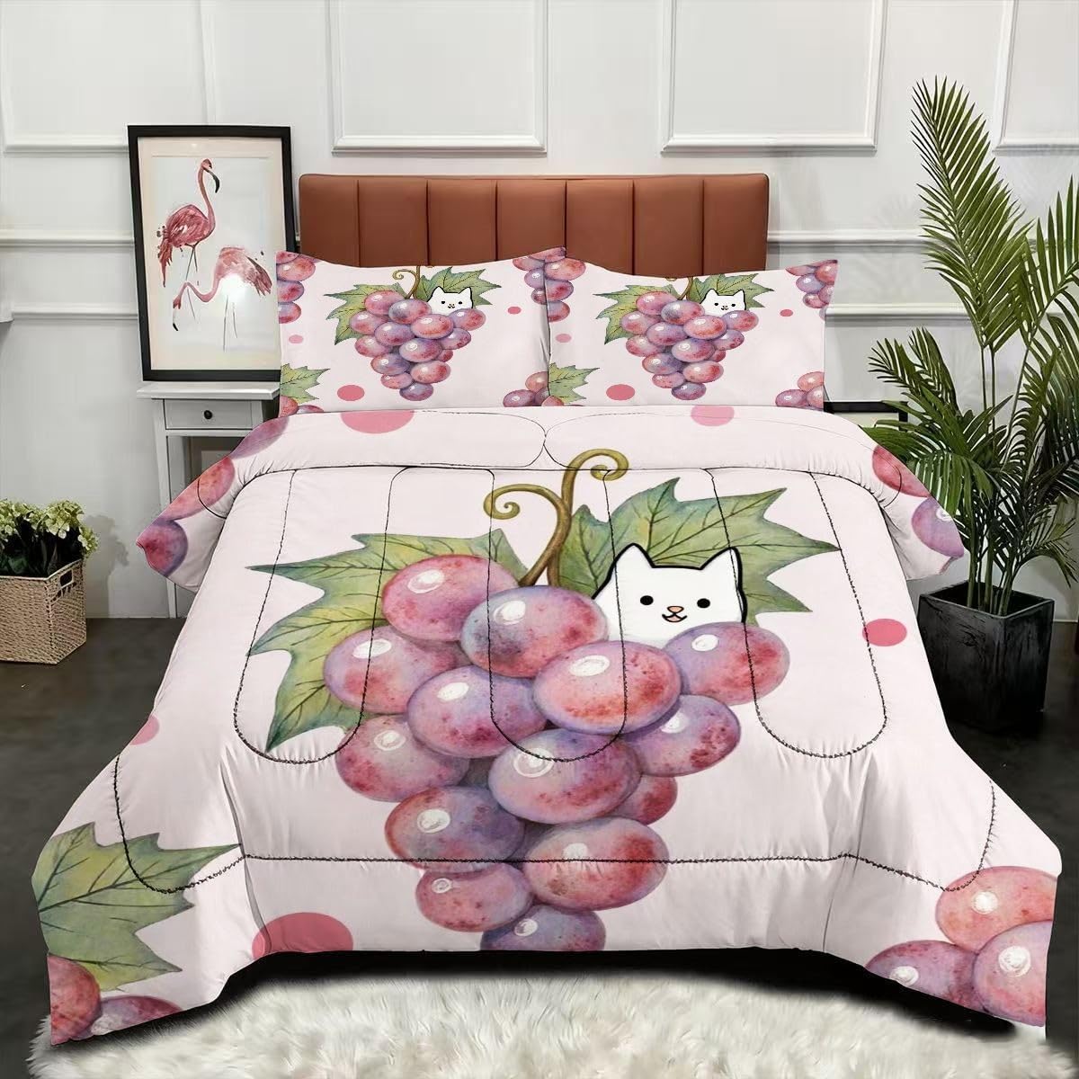Couette 200x200 cm violette 4 saisons pour transformer votre chambre en cocon de douceur