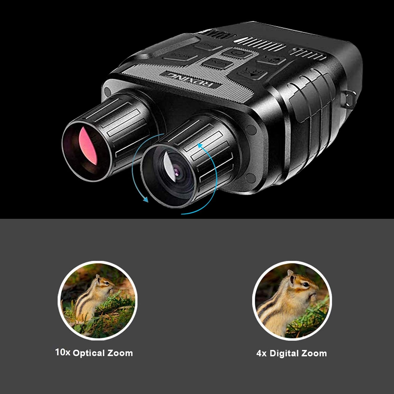 Big Sale Night Vision Goggles Digital Binoculars with 2.31' LCD Screen for Adult 7-Level Infrared Lighting Gear Save Photos & Videos with Audio Darkness Scope Camera for Spotting & Surveillance -32 GB Card