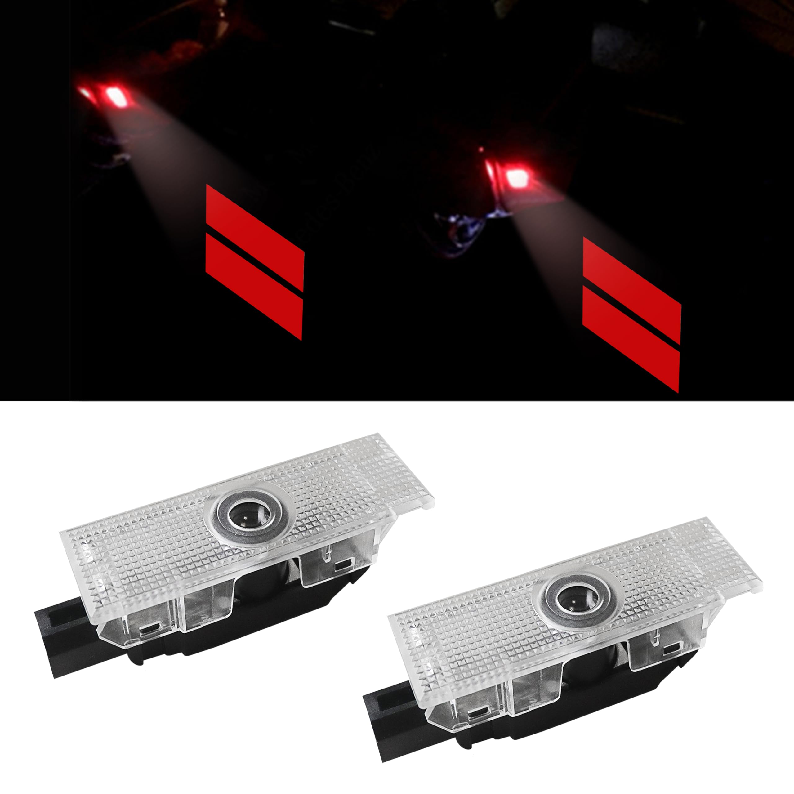 Amazon.com: YOSRTER 2PCS Door Lights Logo for Dodge Challenger