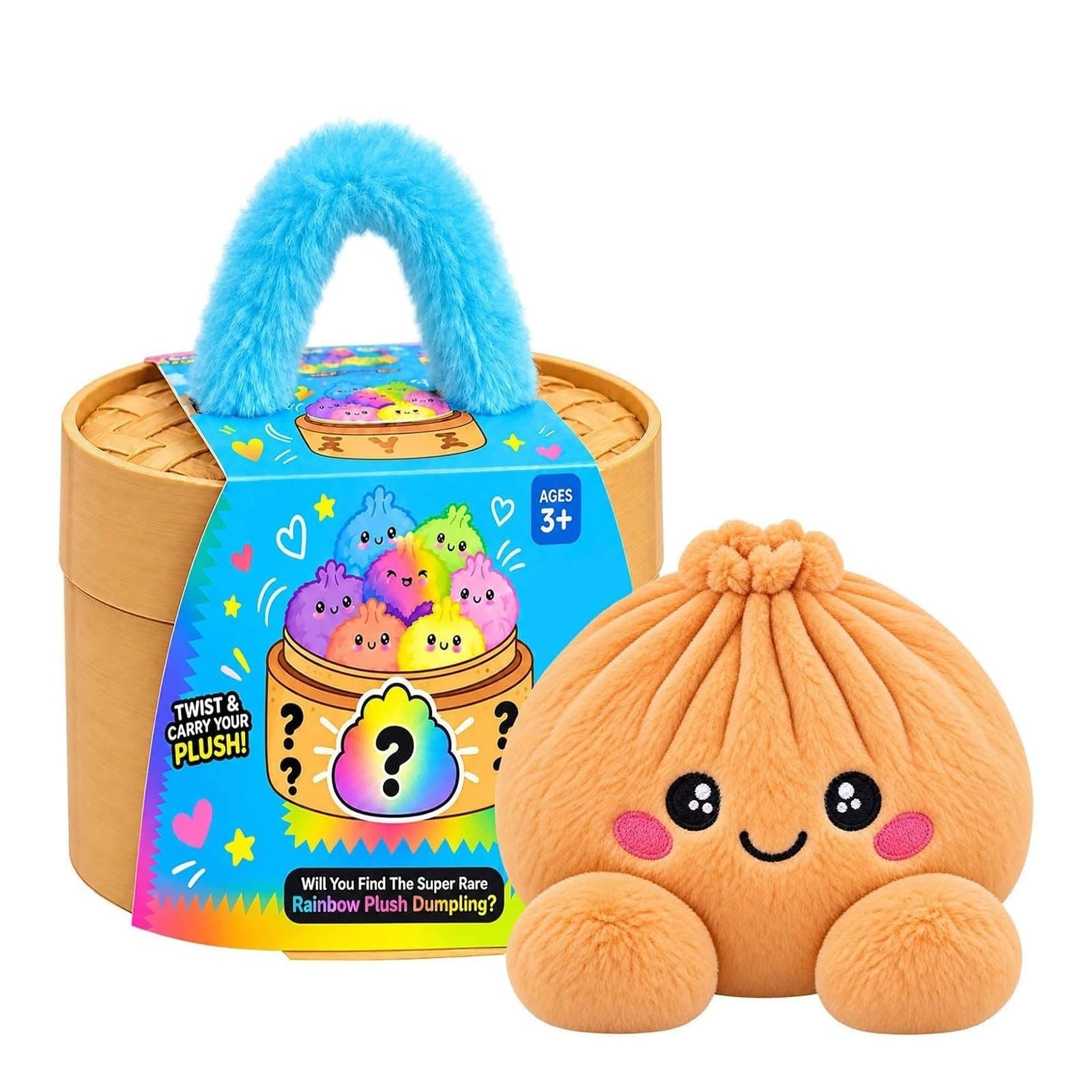 Squishy Dumpling Cute Plush Christmas Giant Dumpling Squishy Mystery Dumplings Halloween Dumplings Squishies Toy Large Fidget Buns Toys Rainbow Blind Box Adult