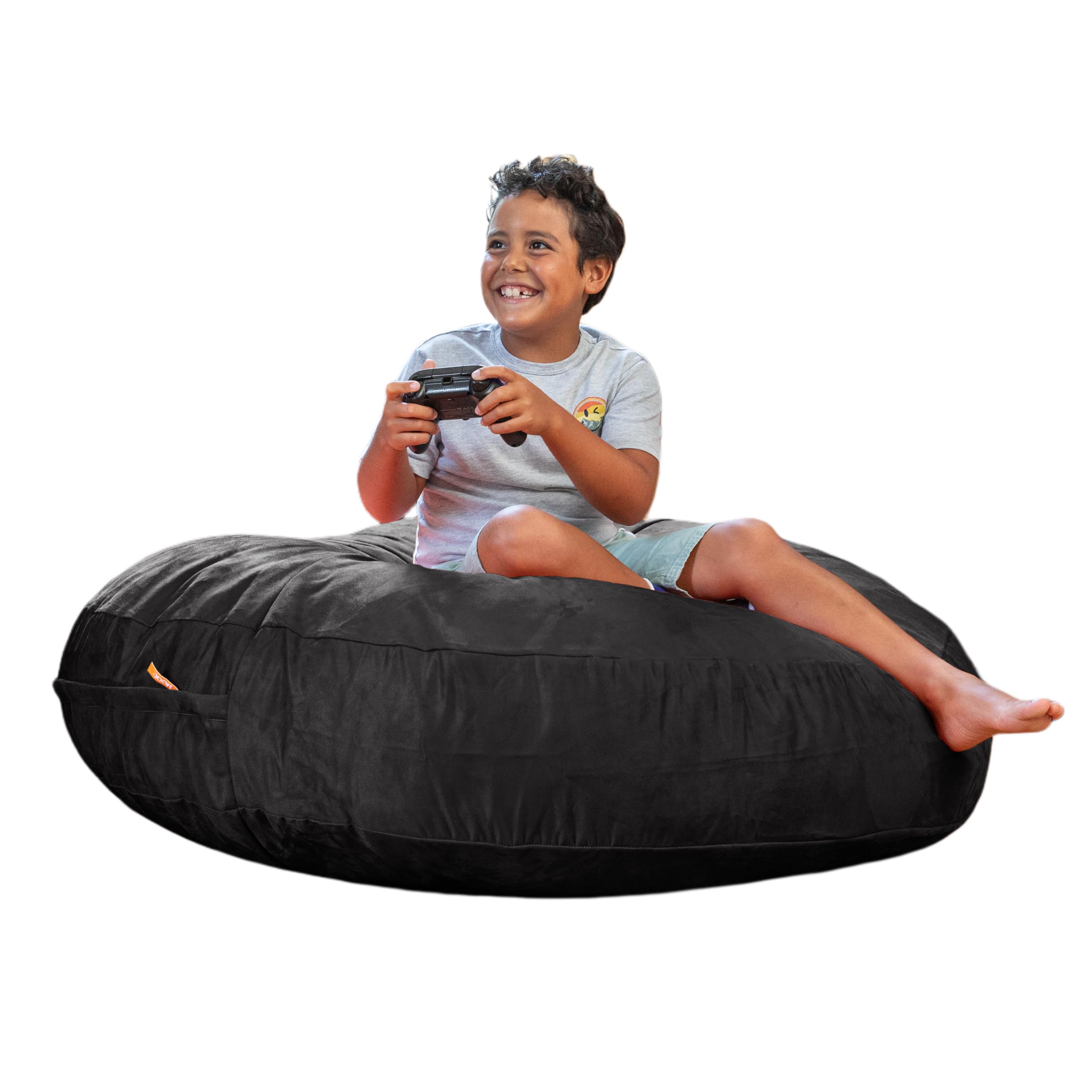 Amazon.com: Jaxx 4 ft Cocoon Bean Bag Chair, Black : Home & Kitchen
