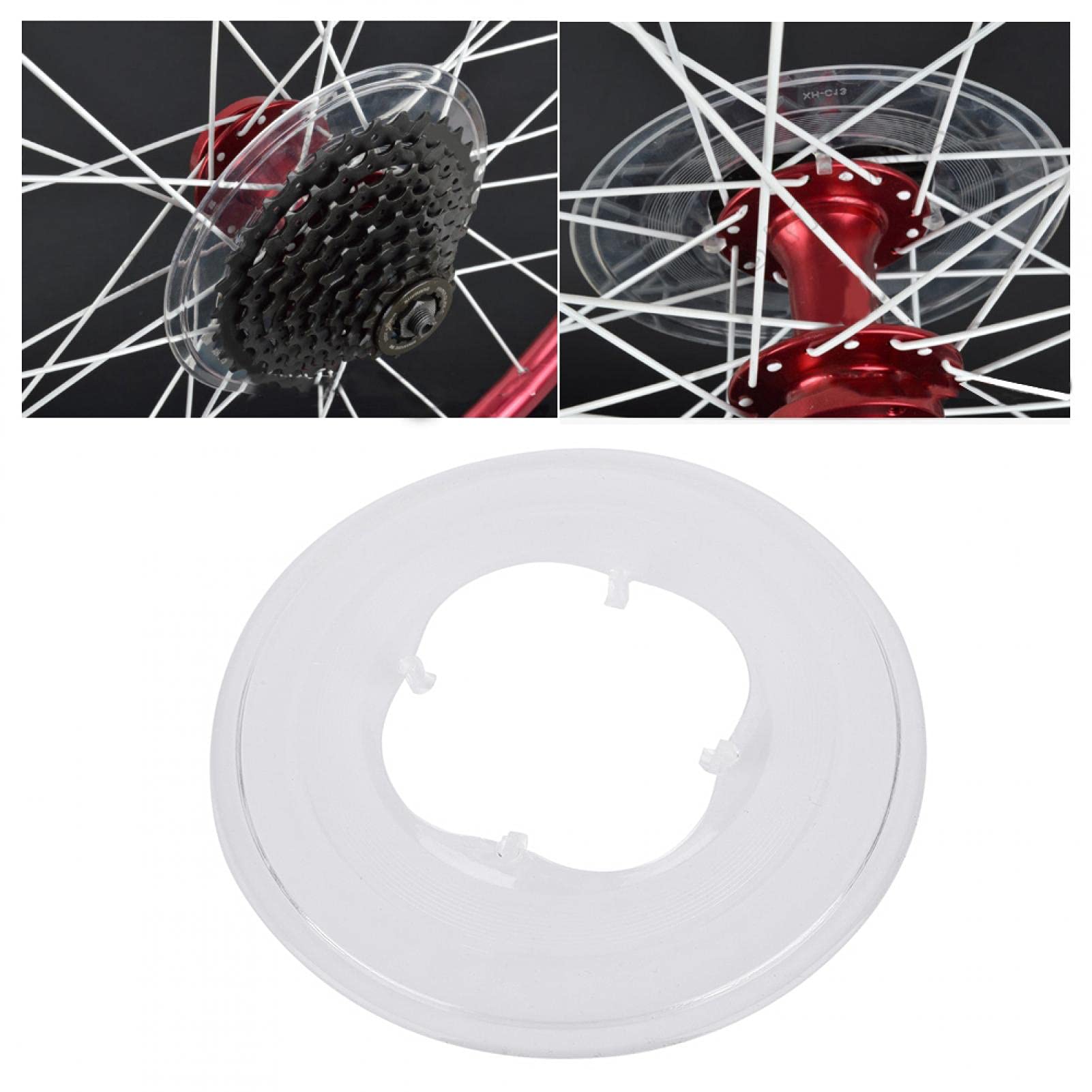 Kuuleyn Protection de Rayon, Support de Volant de vélo de Montagne vélo Frein à Disque moyeux de Cassette de Protection pièce de Couverture Kuuleyn Protection de Rayon, Support de Volant de vélo de Montagne vélo Frein à Disque moyeux de Cassette de Protection pièce de Couverture