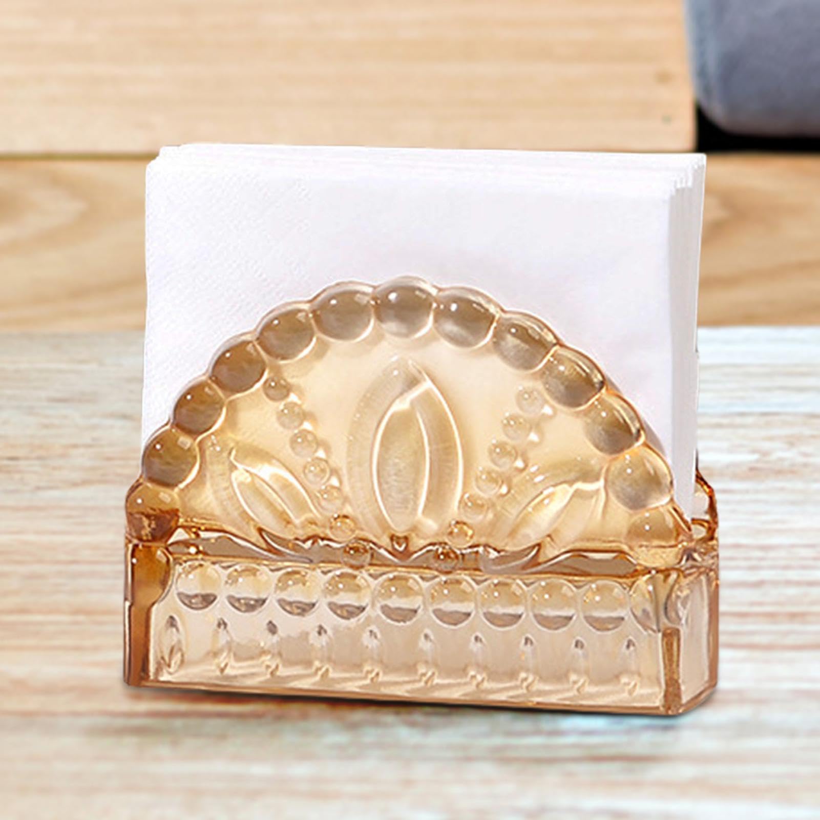 Amazon | Mdikawe ガラスナプキンホルダー、パーティー用ナプキン