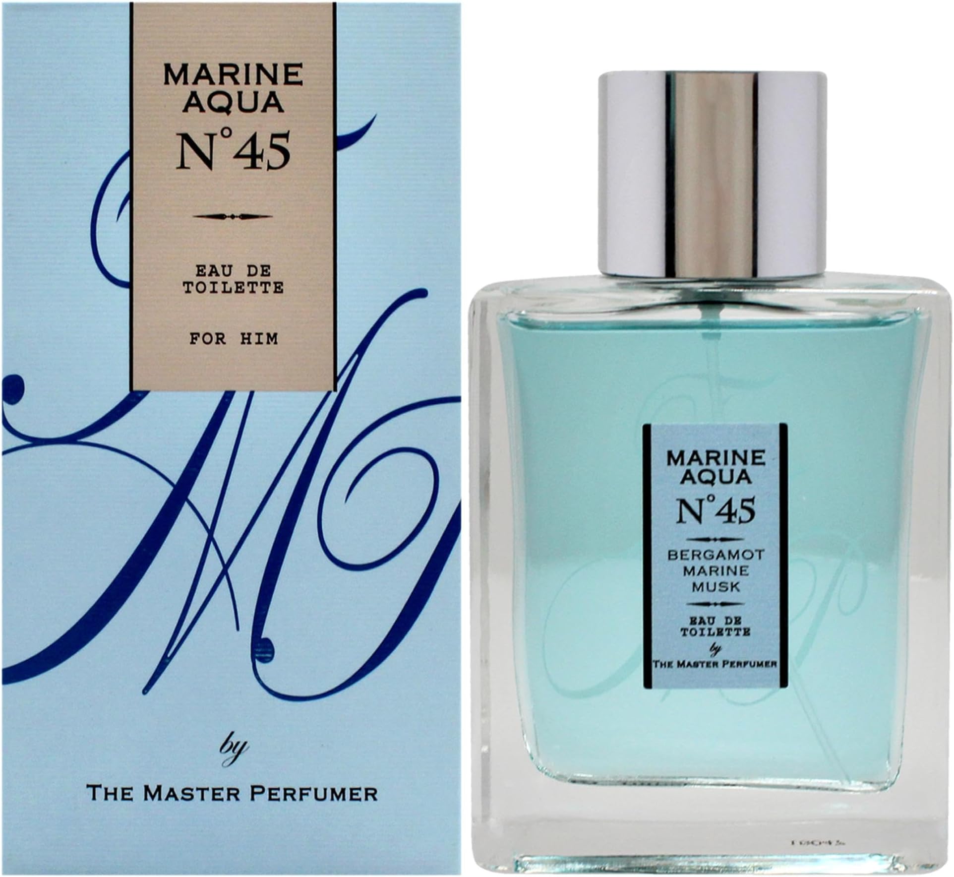 Marine Aqua N45 by The Master Perfumer for Men - 3.4 oz EDT Spray