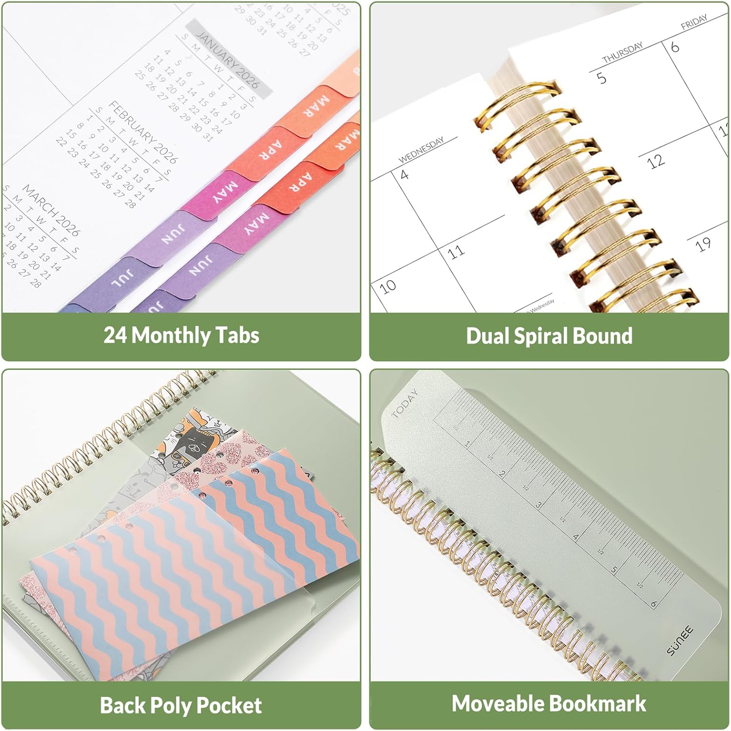 Get Organized: SUNEE 2026-2027 Monthly Planner Review & Recommendations