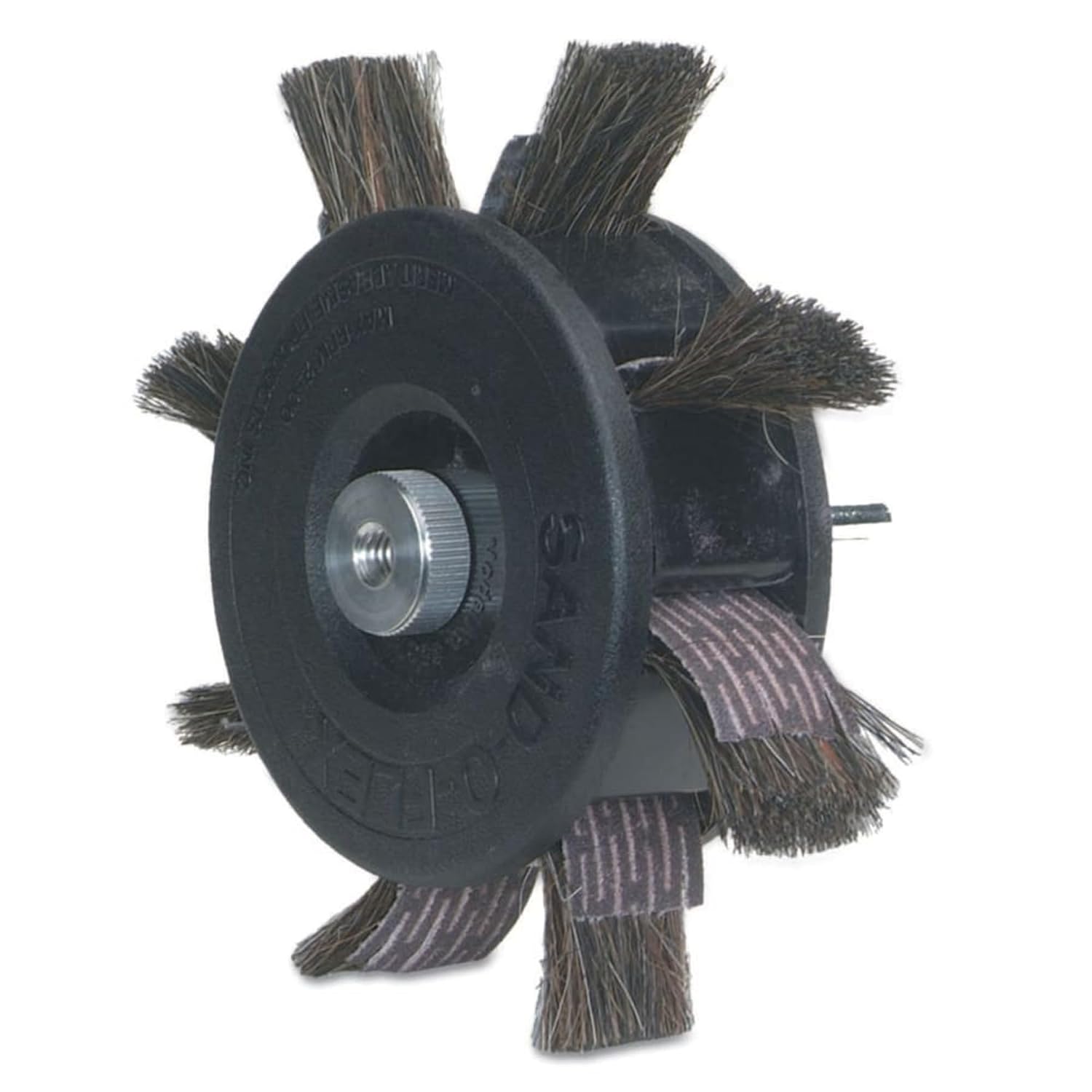 Merit 350-RP Sand-O-Flex Abrasive Wheel, Round Shank, Aluminum Oxide, 6-1/2" Diameter x 1" Width, Grit 80 (Pack of 1)