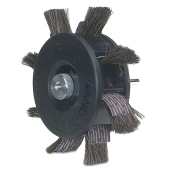 Merit 350-RP Sand-O-Flex Abrasive Wheel, Round Shank, Aluminum Oxide, 6-1/2" Diameter x 1" Width, Grit 80 Pack of 1