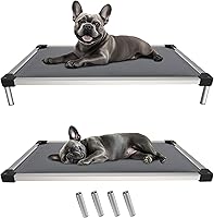 Vista 27 de FXW TitanNest - Cama elevada para perros a prueba de masticación, cuna elevada para uso en interiores, exteriores y campamentos, duradera y lavable