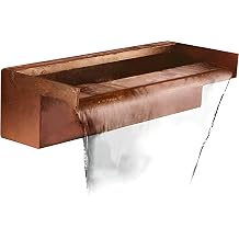 Primrose 60cm Corten Steel Waterfall Blade Water Feature Sheer Descent Outdoor Cascade Bottom Supply