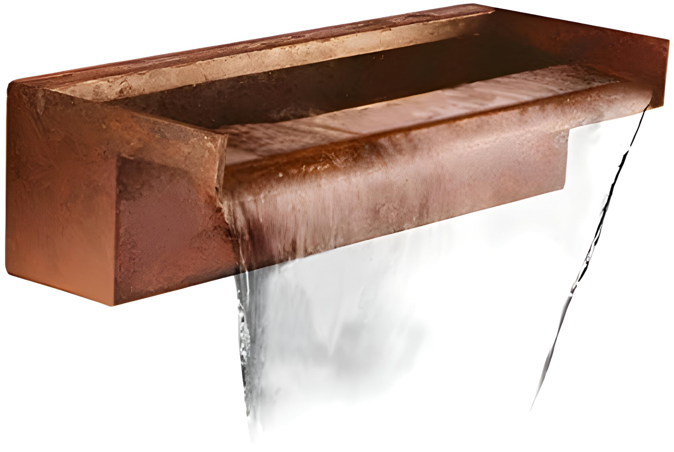 Primrose 60cm Corten Steel Waterfall Blade Water Feature Sheer Descent Outdoor Cascade Bottom Supply