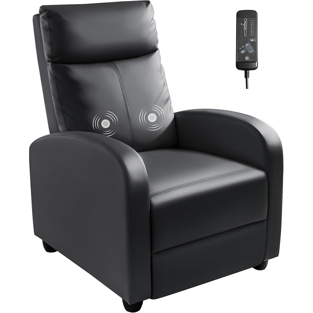 20/mo Finance Homall Massage Recliner Chair, Recliner Sofa PU