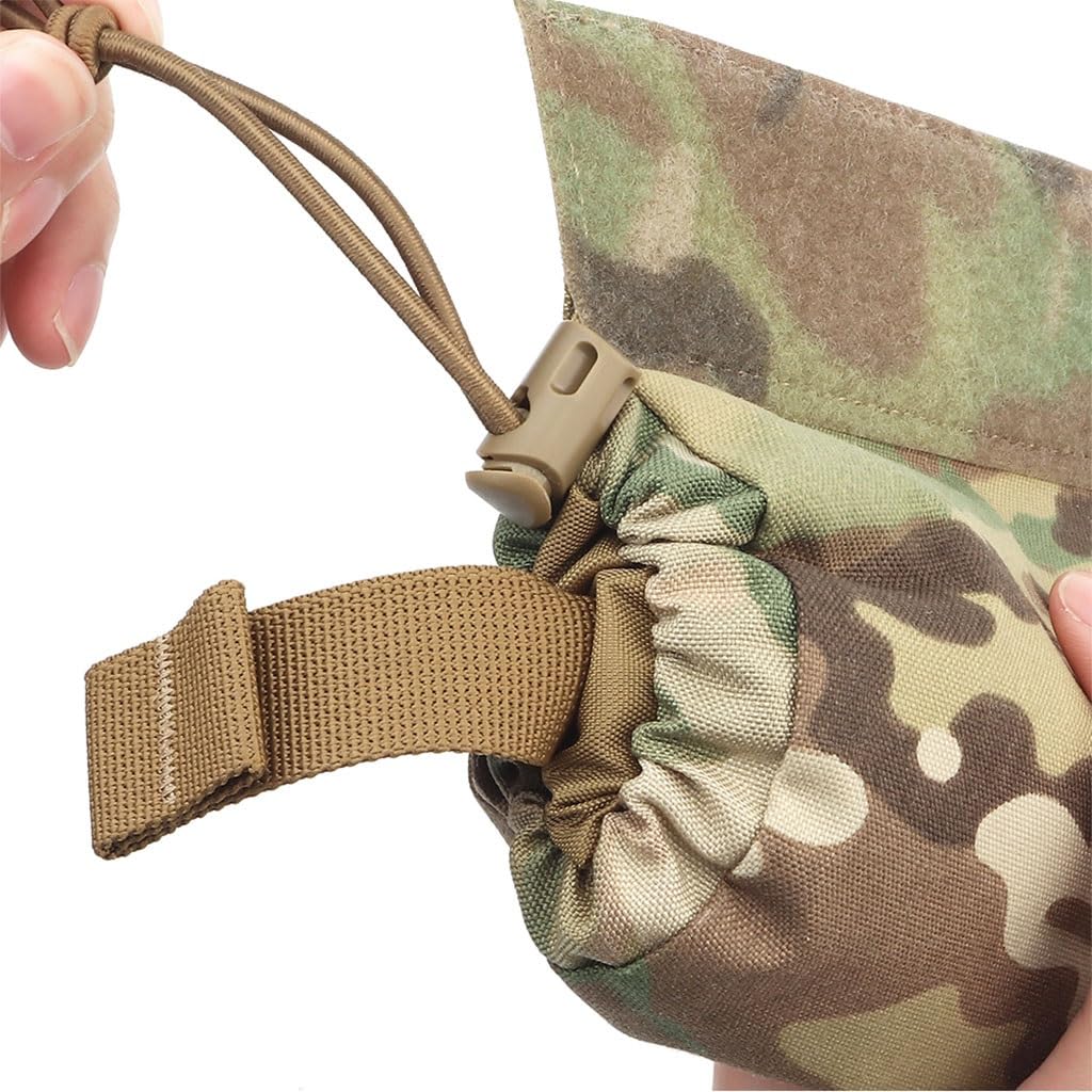 Bolsa Táctica De Primeros Auxilios para Chaleco Blindado Arnés Torácico, Bolsa De Trauma Médico Ifak Plegable Enrollable, Bolsas Portadoras Micro Subabdominales