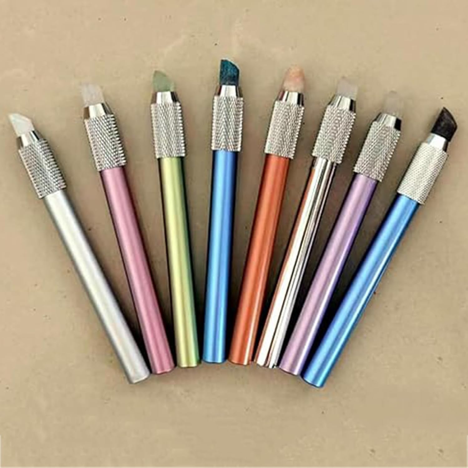 Mohs Hardness Test Pen, 2-9 Scratch Tester, with Storage Box, Industrial Mineral Identification Kit, for Ceramic Floor Glass Gems Jade Jewelry