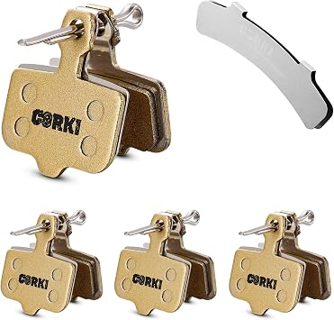 4 Pairs Disc Brake Pads for Sram Avid Elixir 1 3 5 7 9 R ER CR Mag Level TL T for Sram XX X7 X9 XXWC DB1 DB3 DB5(Resin,Semi-Metallic,Sintered Metal)