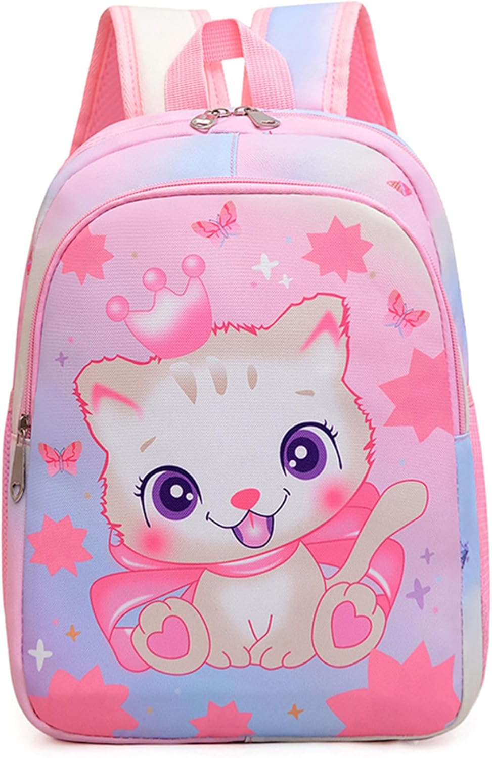 CHERUBIC Kids Toddler Cute Backpack Little Cartoon Travel Lightweight Bag Daypack For 3 Girls Boys (Cat Pink) - Image 2