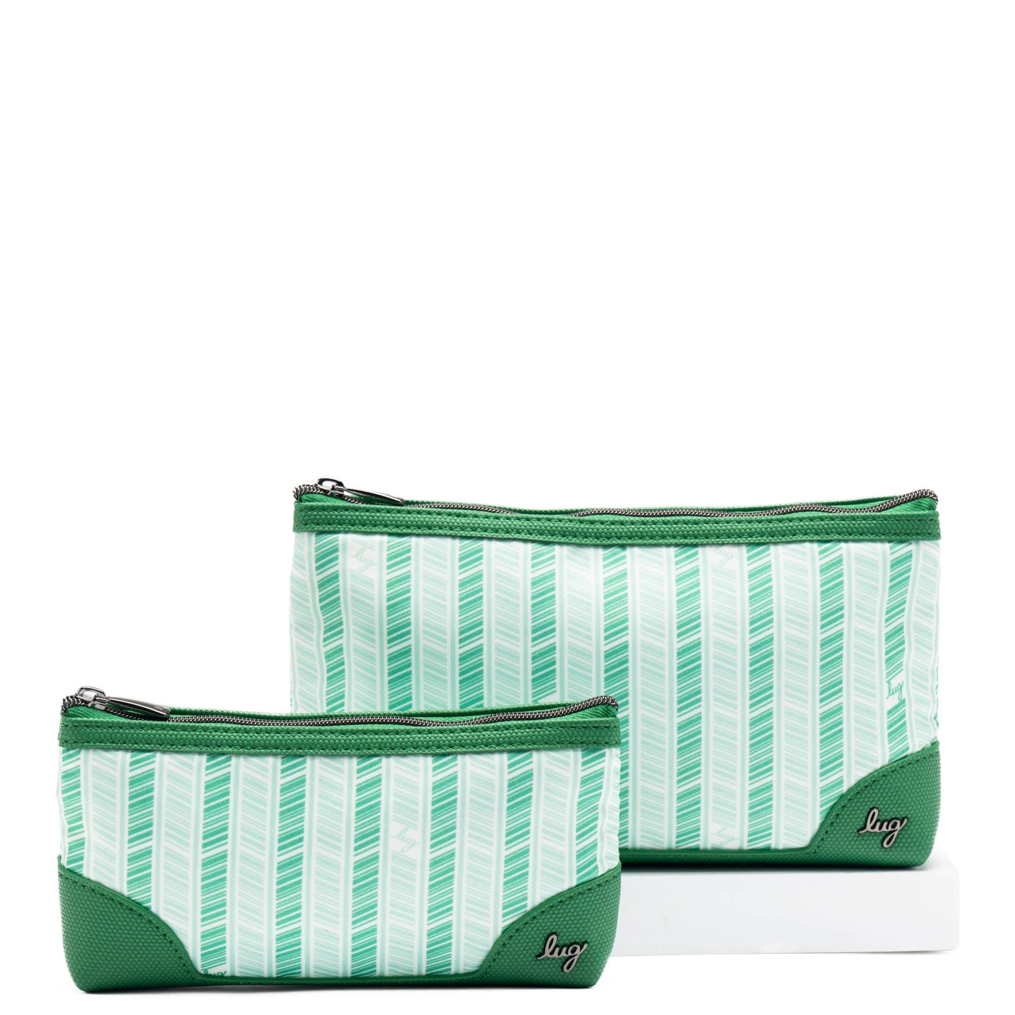 Tootle 2pc Zip Organizers, EMERALD GREEN