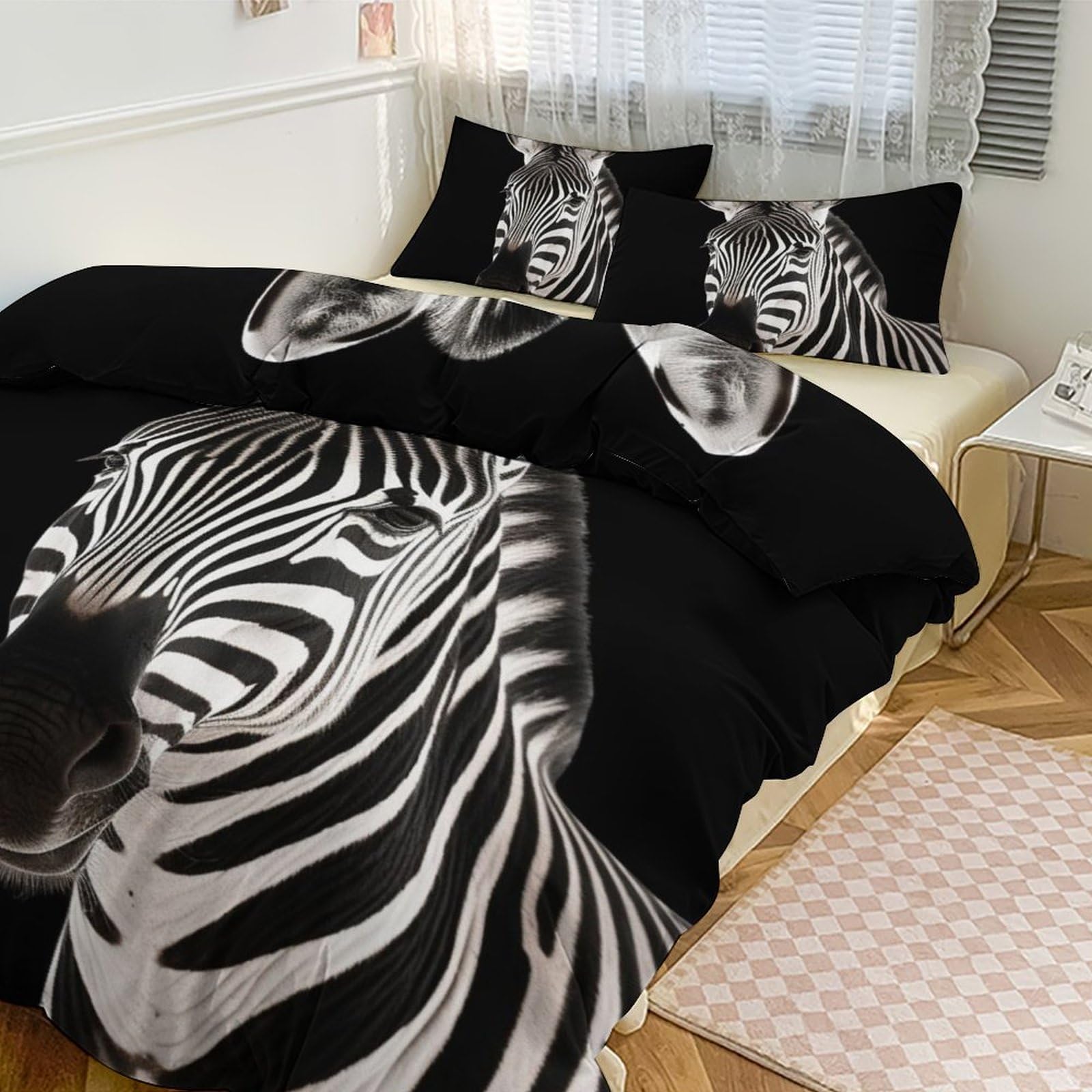 Housse de couette pour grand lit ultra douce pour stopper la transpiration
