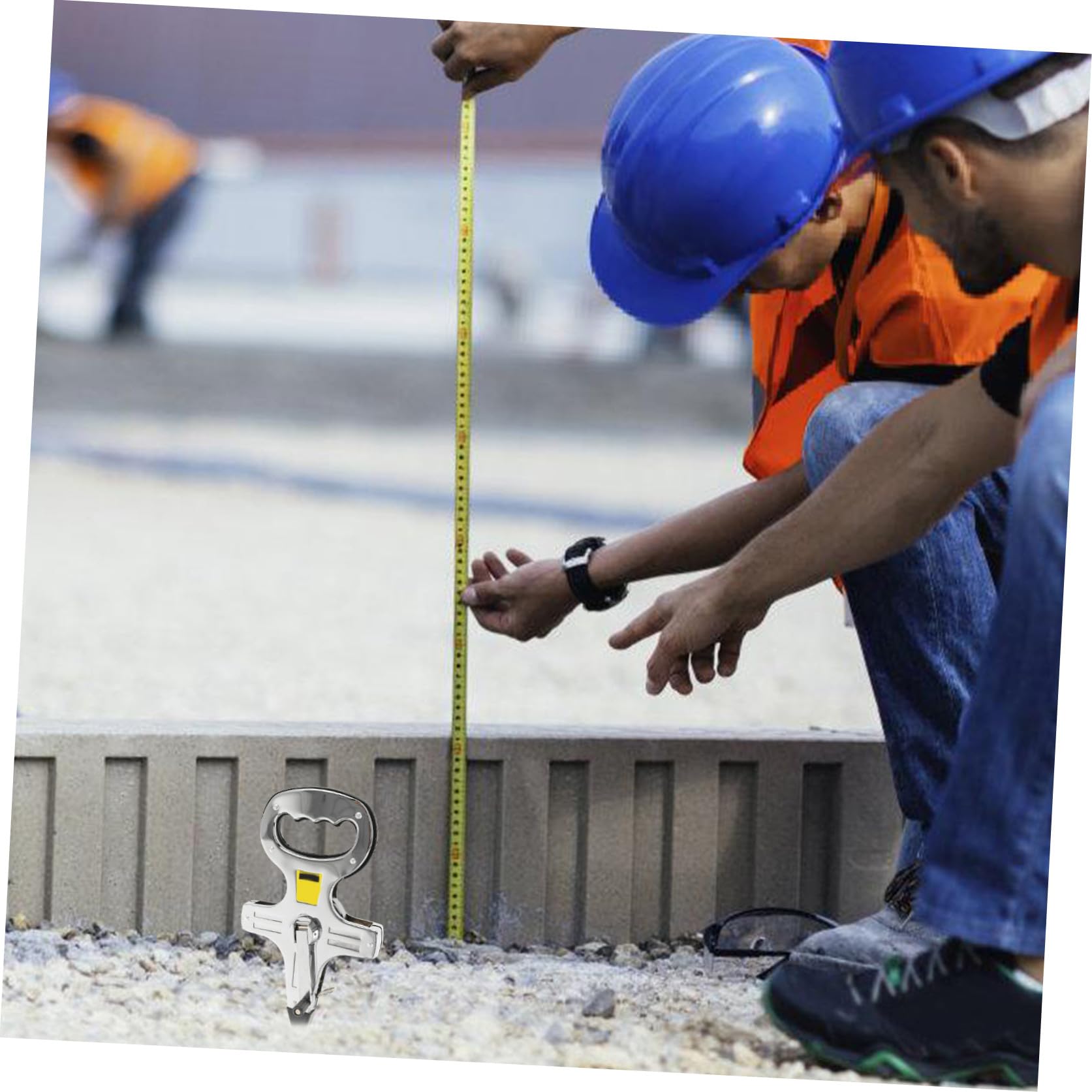 NUOBESTY Cinta Métrica De Acero De Mano Cinta Regla Metálica Para Construcción y Proyectos Diy