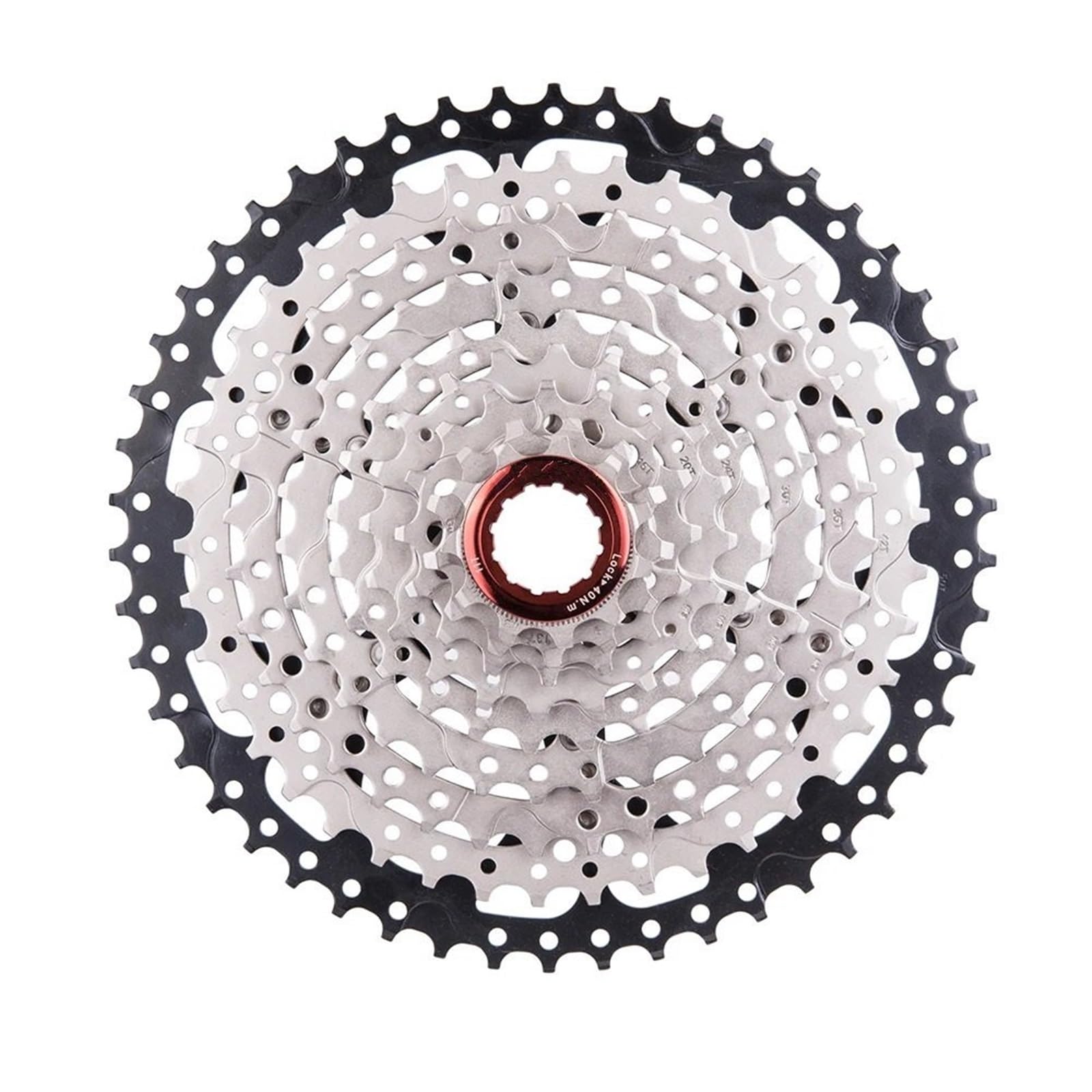 Cassettes y piñones Compatible con Cassette de Bicicleta montaña ZTTO 9 velocidades, 11-50T, relación Amplia, Rueda Libre M430, M4000 y M590 Cassette de Piñones