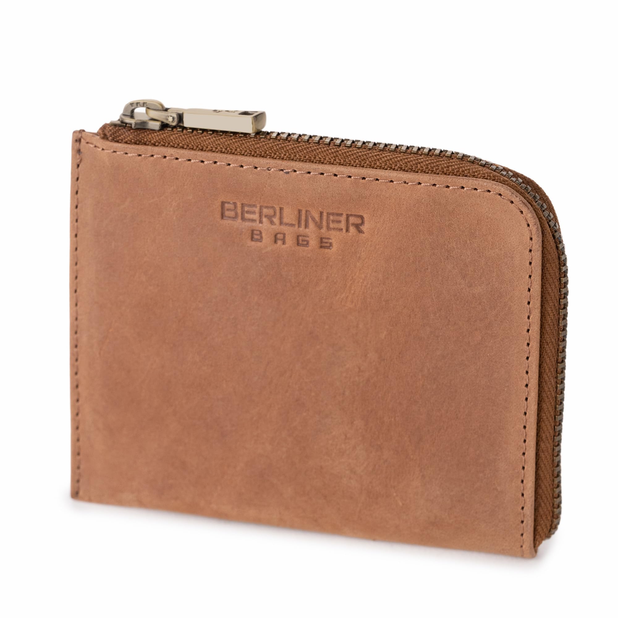 Berliner Bags Premium Portemonnee Mark Van Leer, Mini Voor Dames En Heren Donkerbruin Medium Minimalistisch 1017531391 Berliner Bags Premium Portemonnee Mark Van Leer, Mini Voor Dames En Heren Donkerbruin Medium Minimalistisch 1017531391