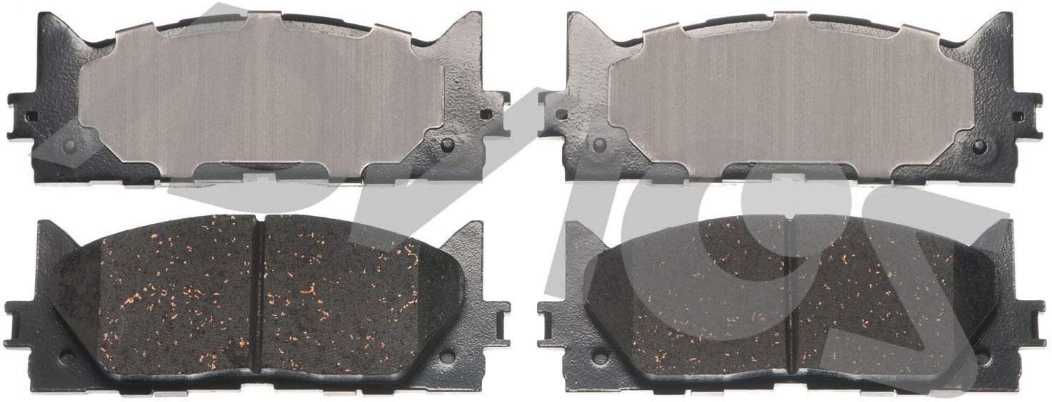 AD1293 ADVICS Ultra-Premium Ceramic Disc Brake Pad Set - Compatible with Select Lexus ES300h, ES350; Toyota Avalon, Camry; FRONT