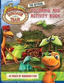 Dinosaur Train Coloring Book, Official