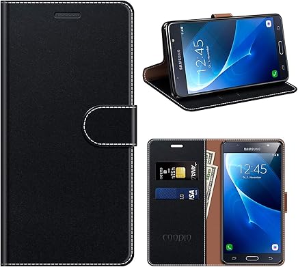 coodio Funda Cuero Samsung Galaxy J7 2016, Funda Samsung J7 2016, Funda Cover Rugged Galaxy J7 2016 Case con Magn?tico/Cartera/Soporte para Samsung Galaxy J7 2016, Negro coodio Funda Cuero Samsung Galaxy J7 2016, Funda Samsung J7 2016, Funda Cover Rugged Galaxy J7 2016 Case con Magn?tico/Cartera/Soporte para Samsung Galaxy J7 2016, Negro