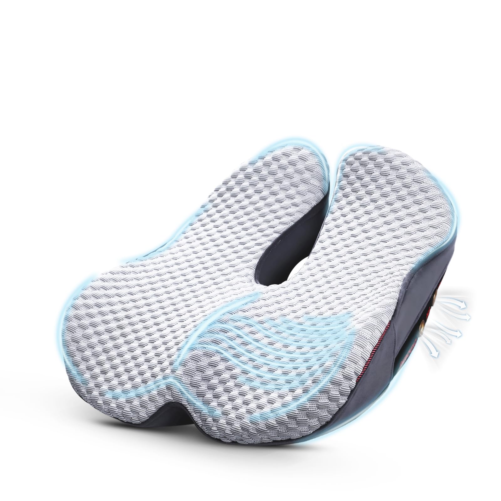 Sitzkissen für Steißbein-Schmerzlinderung, Größe XL, ergonomisches Design für langes Sitzen, Bürostuhl, Auto und Flugzeug, Rollstuhl, Hüft- und Ischiasschmerzen, Druckentlastung, hohe