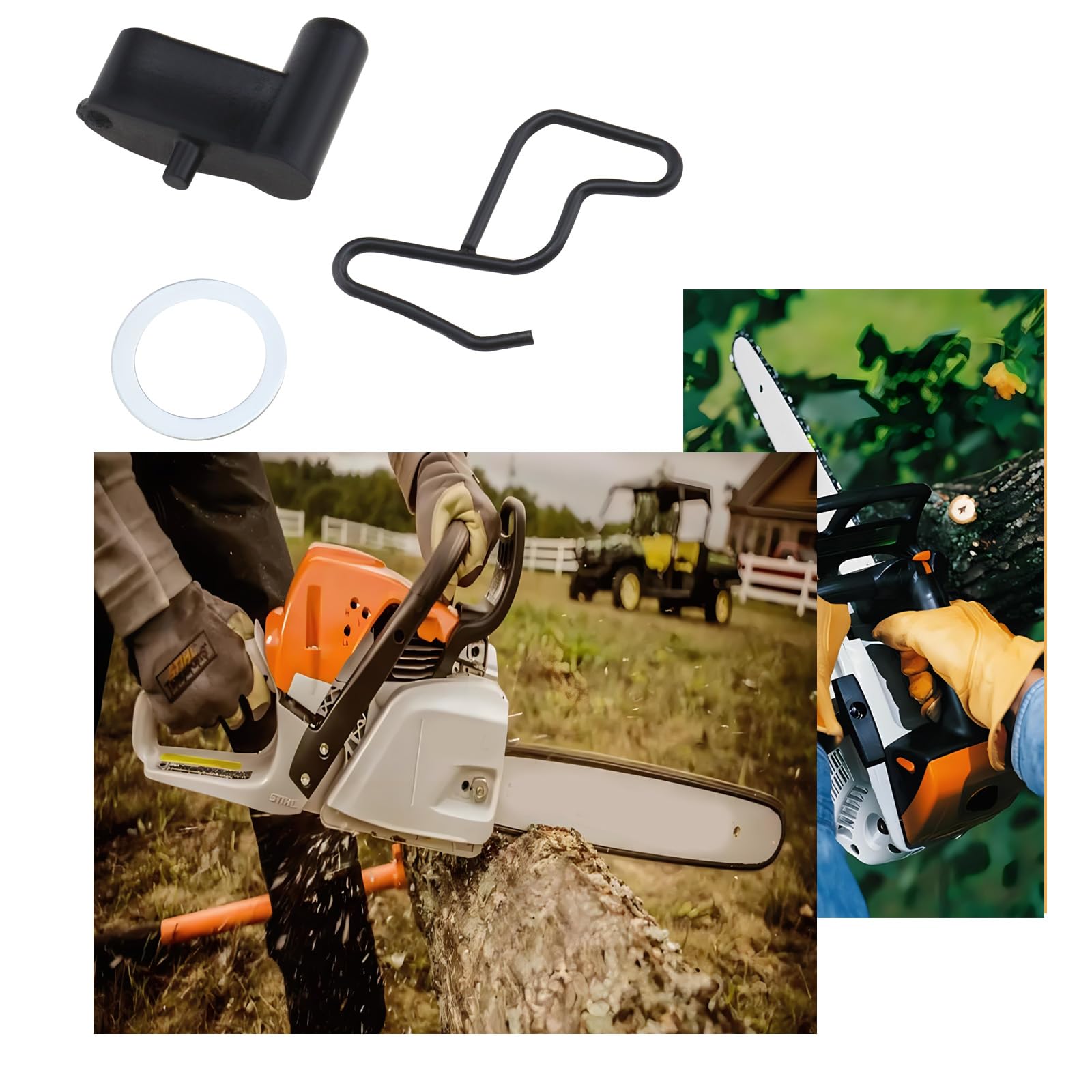 VGOL 8 Sets Starter Recoil Pawl Kit 1125-195-7200 Chain Saw Starter Pawl Dog Compatible with Stihl MS231 MS241 MS251 MS261 MS271 Chainsaw Accessories - Image 2