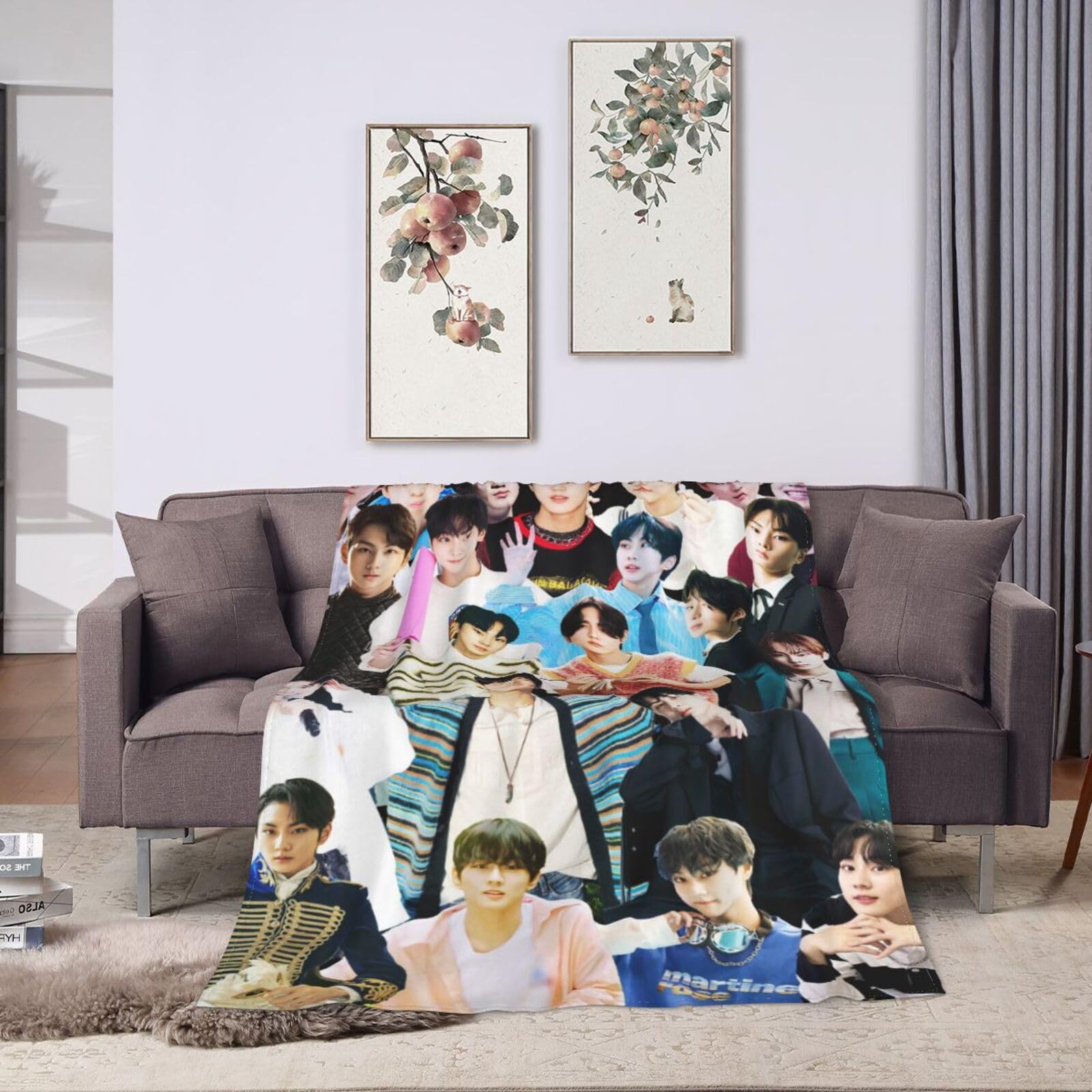 ENHYPEN JUNGWON Blankets Soft and Comfortable Warm Woollen Throw