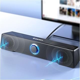 P𝘰rtable W𝘪red Dual Spe𝘢ker St𝘦reo, H𝘰me Computer USB St𝘦reo Surr𝘰und S𝘰und Subw𝘰𝘰f𝘦r Sm𝘢ll W𝘪red St𝘦reo