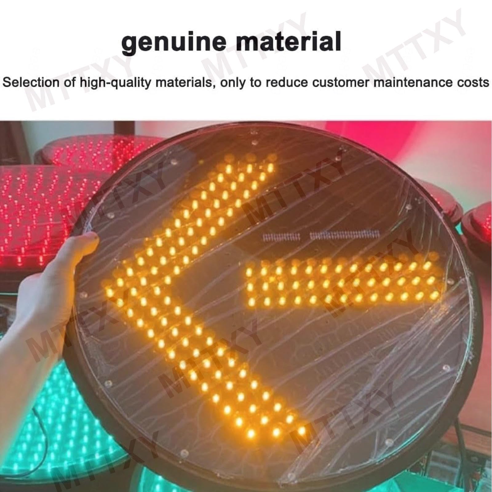 Amazon.co.jp: LED信号機、丸型矢印信号灯芯、車と歩行者用道路標識用